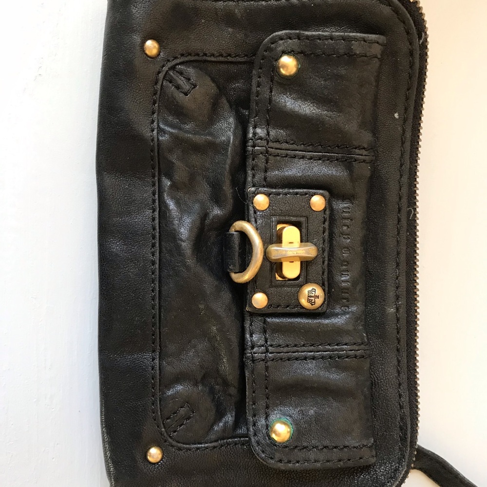 Juicy couture black clutch/wristlet